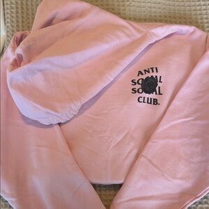 Anti Social Social Club Light Pink Pullover